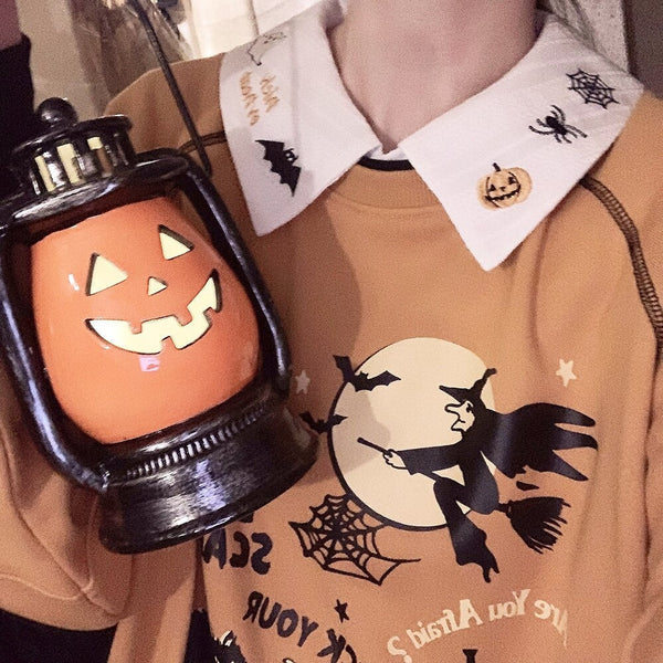Halloween Blouse - blouse, blouses, button up, up shirt, halloween