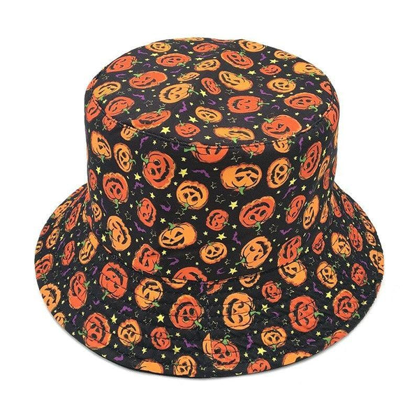 Halloween Bucket Hat - gothic, halloween, hat, hats, pumpkin
