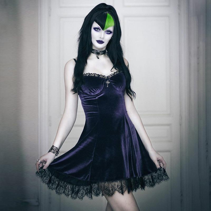 Halloween Party Dress - dress, dresses, goth, gothic, paci