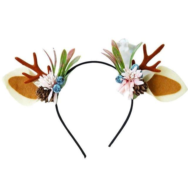 Handmade Reindeer Antlers Lolita Headband Cosplay | Kawaii Babe