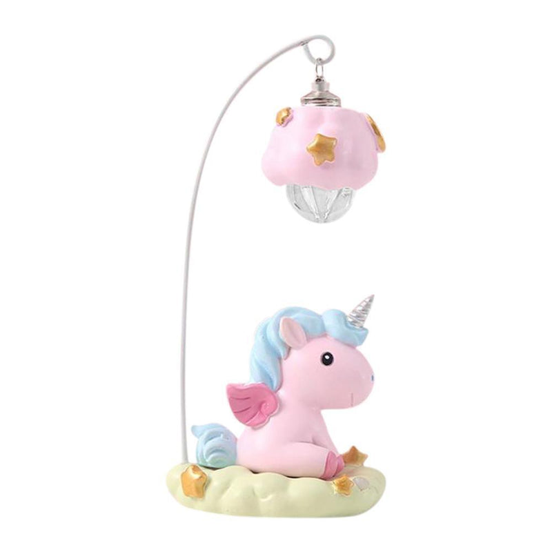 Hanging Unicorn Night Light - Pink - lamp