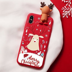 Holiday Critters iPhone Case - For iPhone 11 / Reindeer - phone case