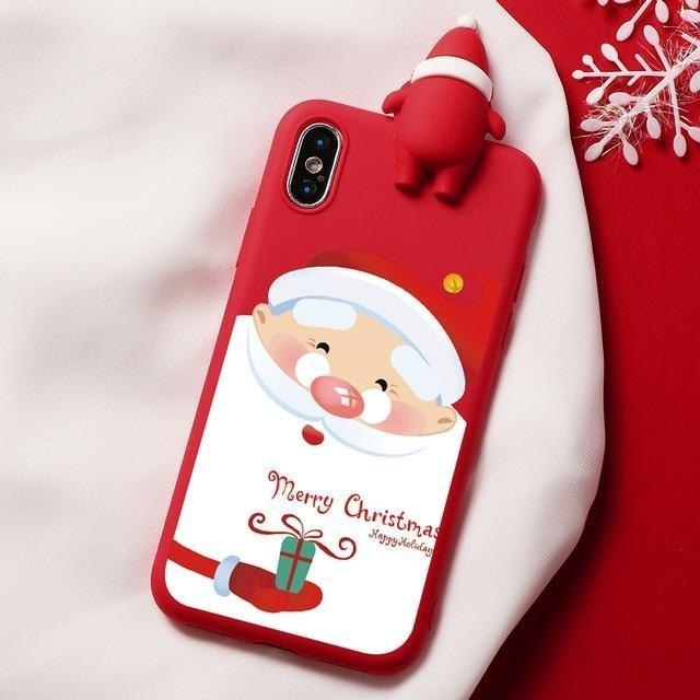 Holiday Critters iPhone Case - For iPhone 11 / Santa - phone case