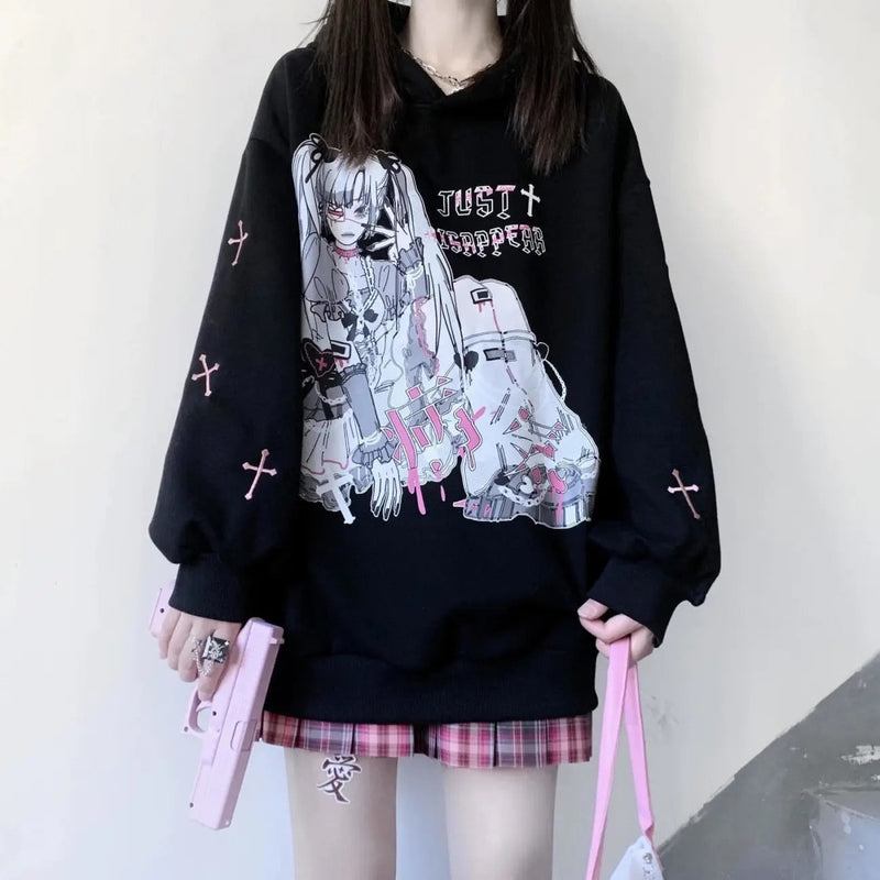 Anime Eyes Hoodie, Cute Anime Sweatshirt, Kawaii Sweater, Japanese  Clothing, Japanese Hoodie, Kawaii Clothing, Anime Love Sweatshirt - Etsy