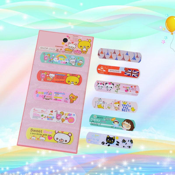 Kawaii bandages (100pcs) - band aids - bandage - bandages - bandaids - decora