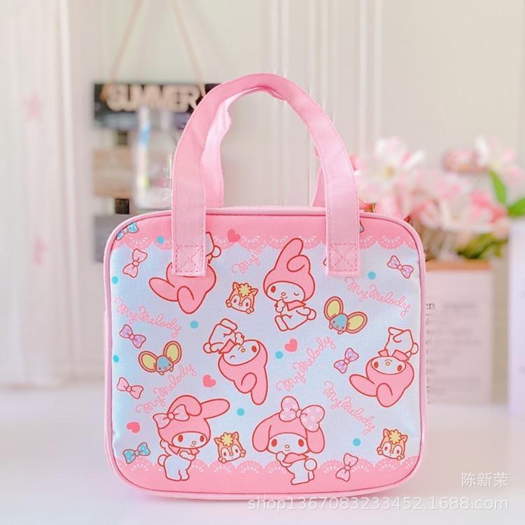 Kawaii Lunch Box Kuromi My Melody Cute Storage Bag | Kawaii Babe