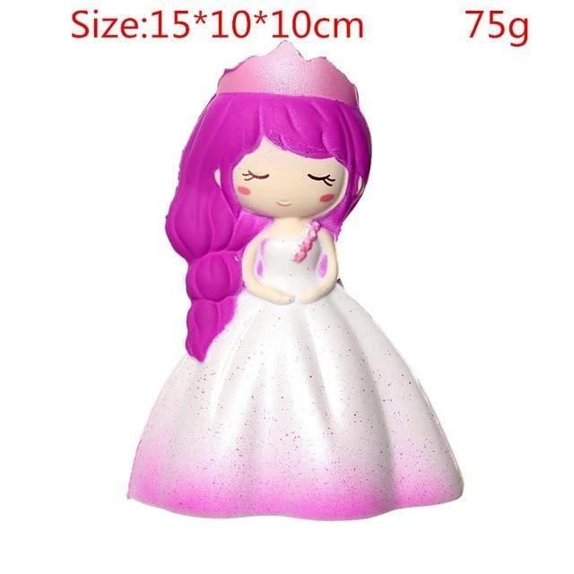 Kawaii Squishies (40+ Styles) - 15cm Purple Princess - squishy