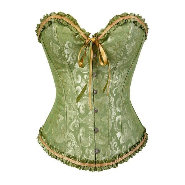 Lady In Lace Genuine Corsets - Green / 6XL - bustier