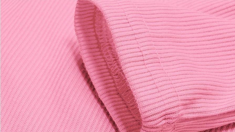 pink long sleeve adult onesie abdl jumper romper bodysuit jumpsuit knit warm pajamas pjs cgl mdlb dd/lg little space fashion by ddlg playground