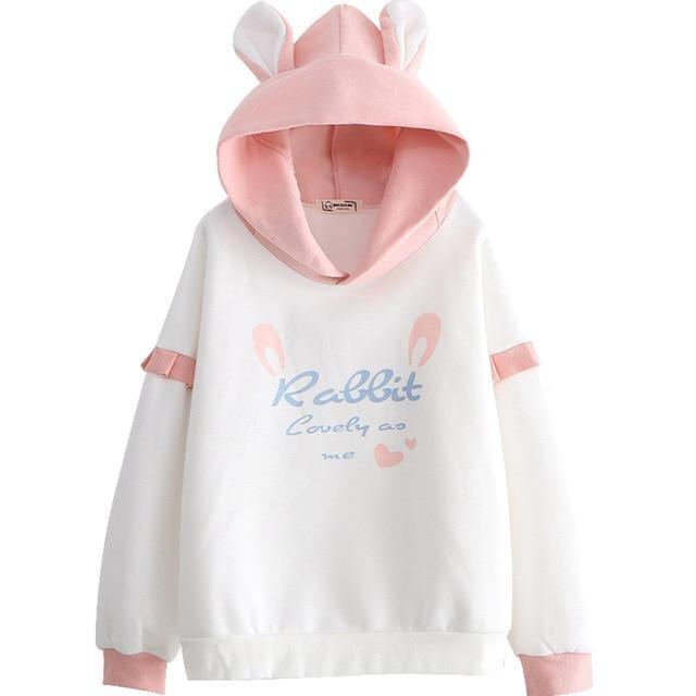 Lovely Rabbit Hoodie - sweater