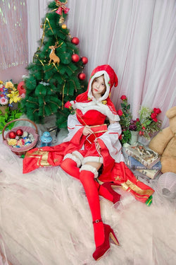 Luxury Kimono Holiday Samurai Set - With Stockings / XXL - anime, bra and panties, panty, candy, christmas