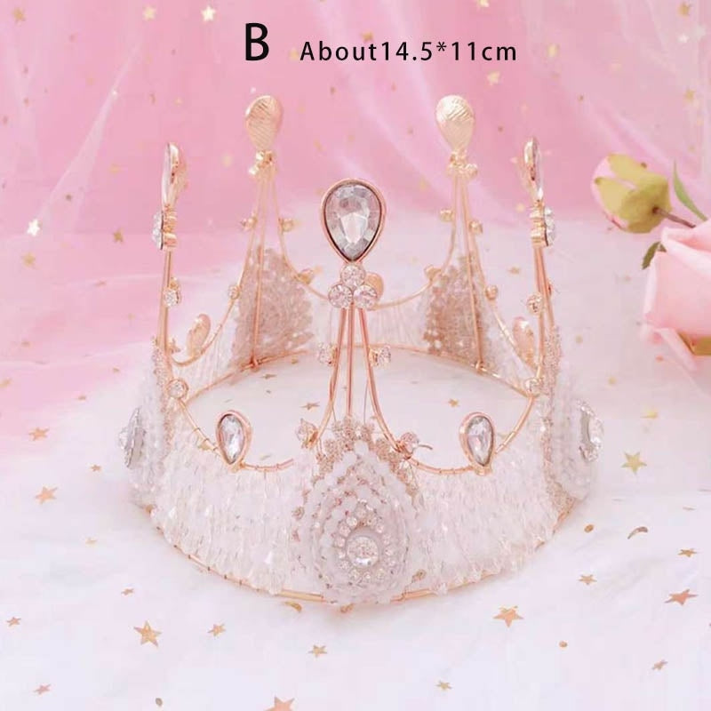 Luxury Princess Crowns - B - crown, crowns, headbands, princess tiara