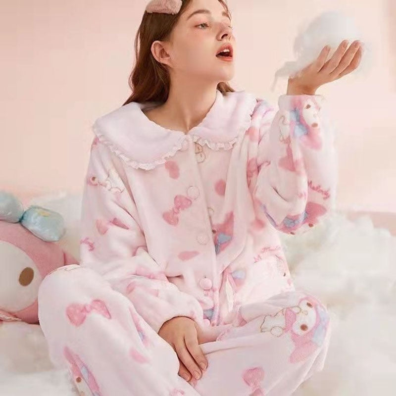 Cute Kawaii Teddy Bear Women's 2 Piece Pajama Sets Long Sleeve Loungewear  Soft Sleepwear Cute Pjs : : Clothing, Shoes & Accessories