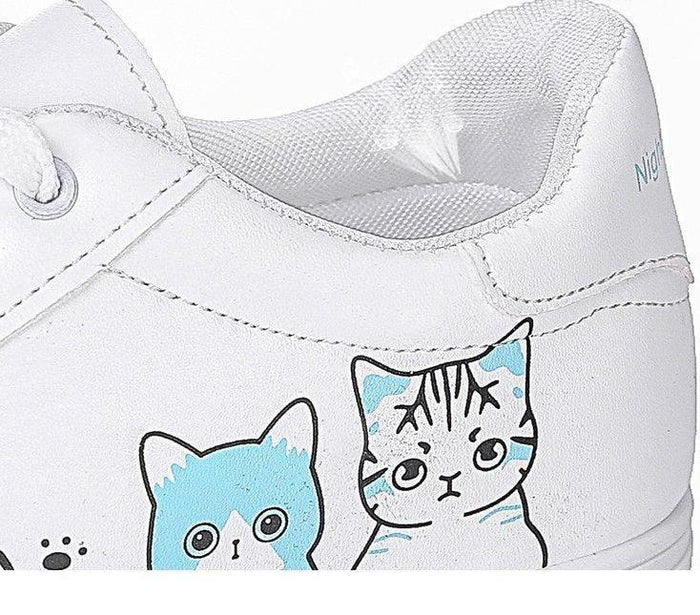 Meow Runners Tennis Sneakers Shoes Kitten Cat Kawaii Babe Pink Cats 9