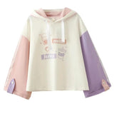 Kawaii Clothing Ropa Harajuku Hoodie Milk Juice Preppy Style Pullover  Sweatshirt