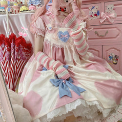 Milky Cow Lolita Dress - Pink - dress