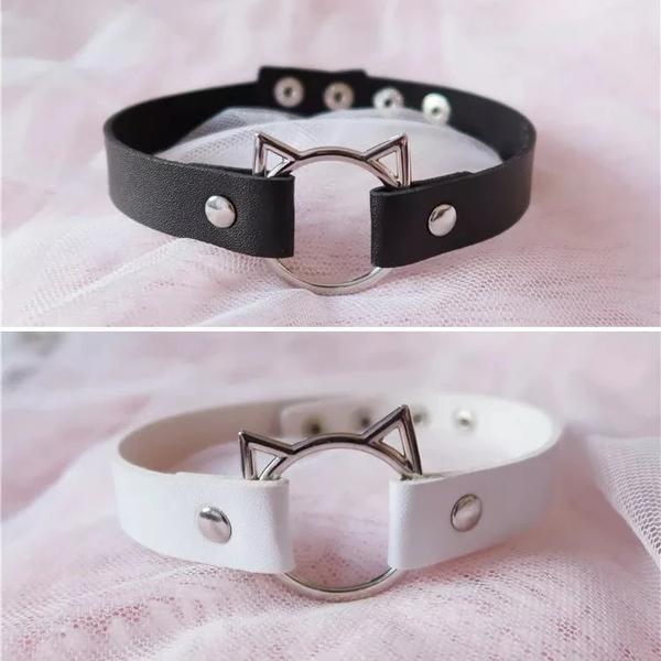 Neko Cat Collar Choker Necklace Kawaii Babe