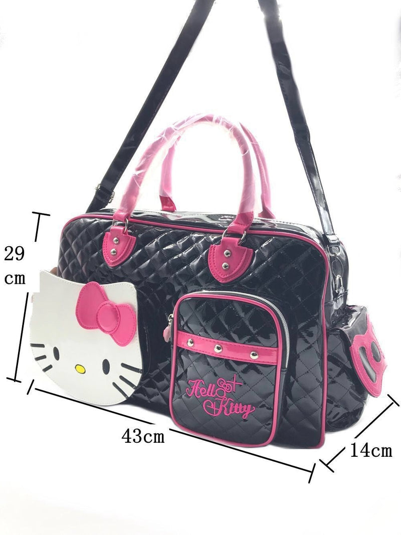 Hello Kitty Loungefly Embossed Satchel Patent RARE HK Bag Purse Sanrio NWT  | eBay