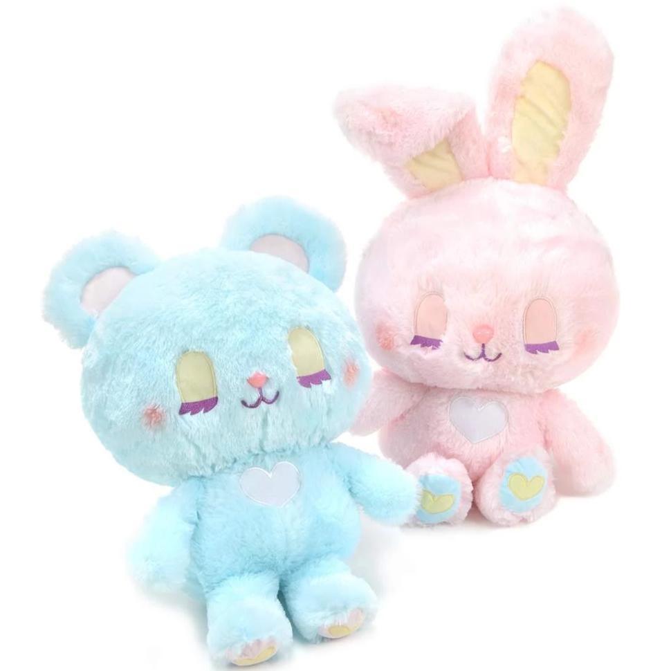 Pastel Bunny Bear Plush Stuffed Fairy Kei Kawaii | Kawaii Babe
