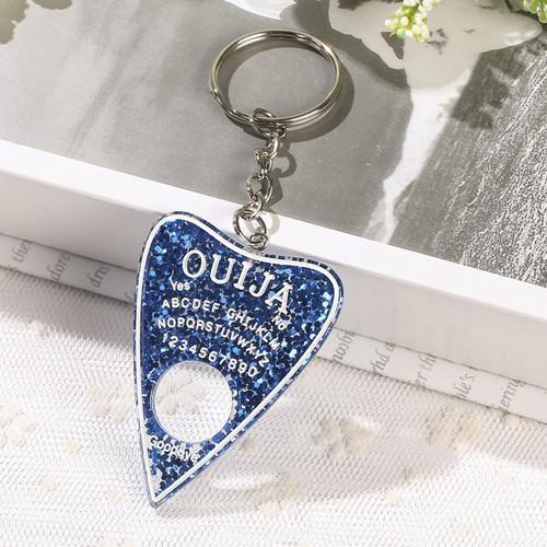 Pastel Ouija Keychain - darkblue - key chain