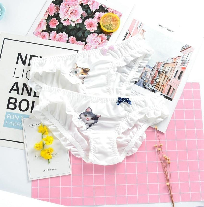 Peekaboo Kitten Panties - ab dl, abdl, adult baby, baby diaper lover,