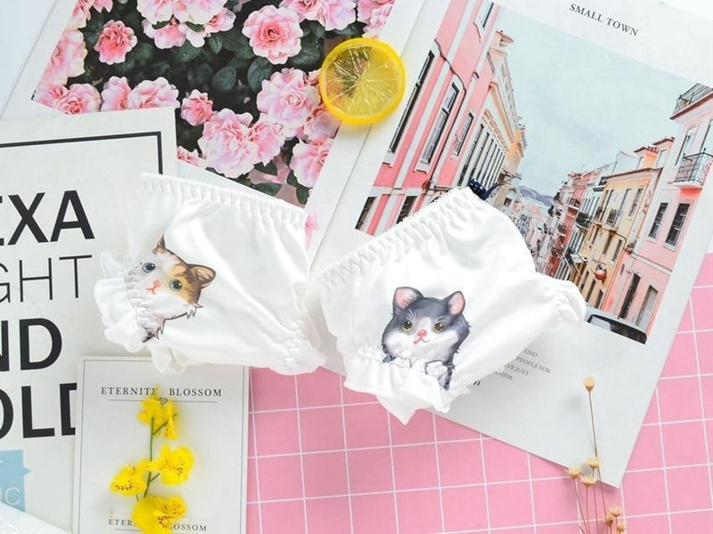 Peekaboo Kitten Panties - ab dl, abdl, adult baby, baby diaper lover,