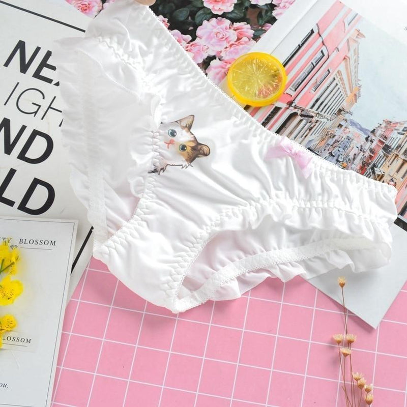Peekaboo Kitten Panties - ab dl, abdl, adult baby, baby diaper lover,