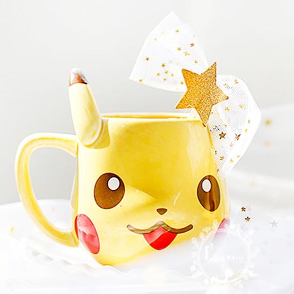 Pika Coffee Mug - Smiling - anime, coffee cup, cups, cups