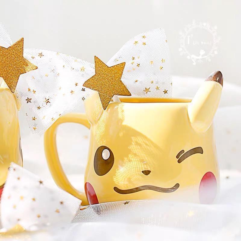 Pika Coffee Mug - Winking - anime, coffee cup, cups, cups
