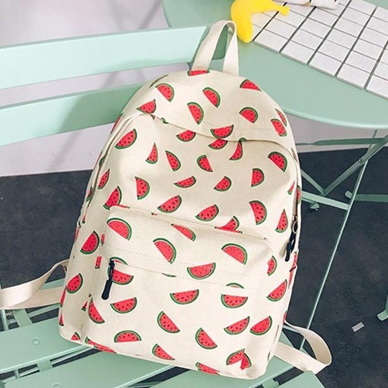 Pineapple Backpack Book Bag Knapsack Fruit Tropical | Kawaii Babe