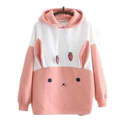 Pink Baby Bun Hoodie - sweater