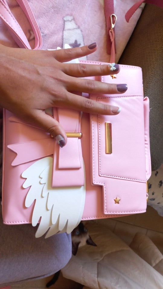 Pink Card Captor Handbag - purse