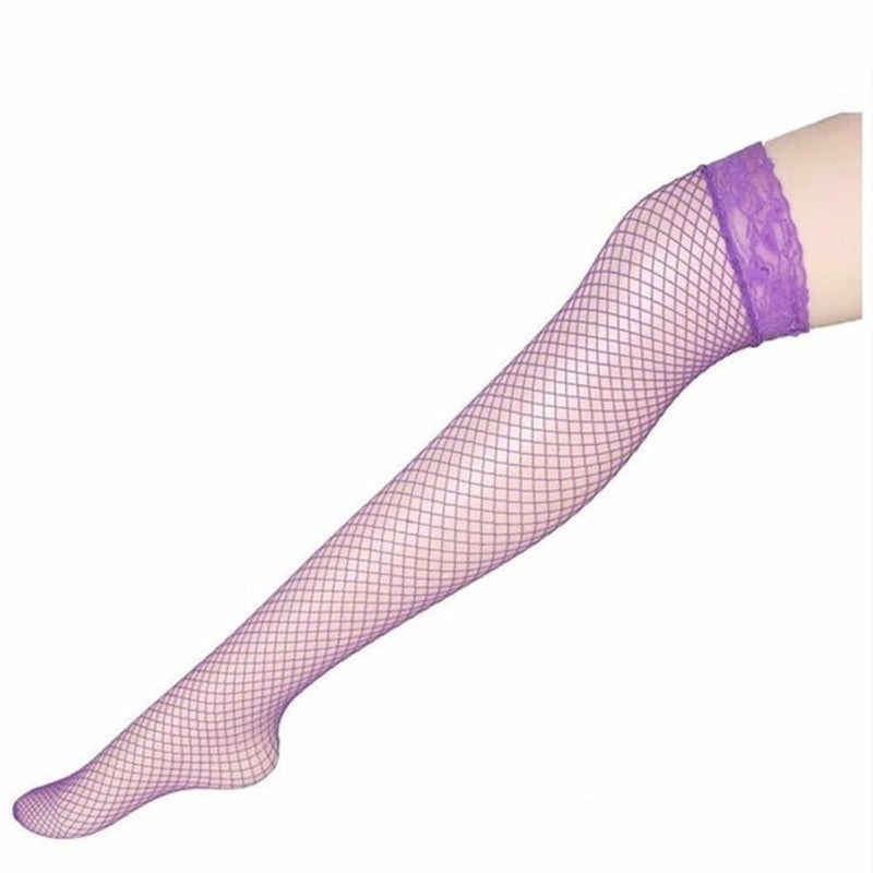 Pink Fishnet Stockings - tights
