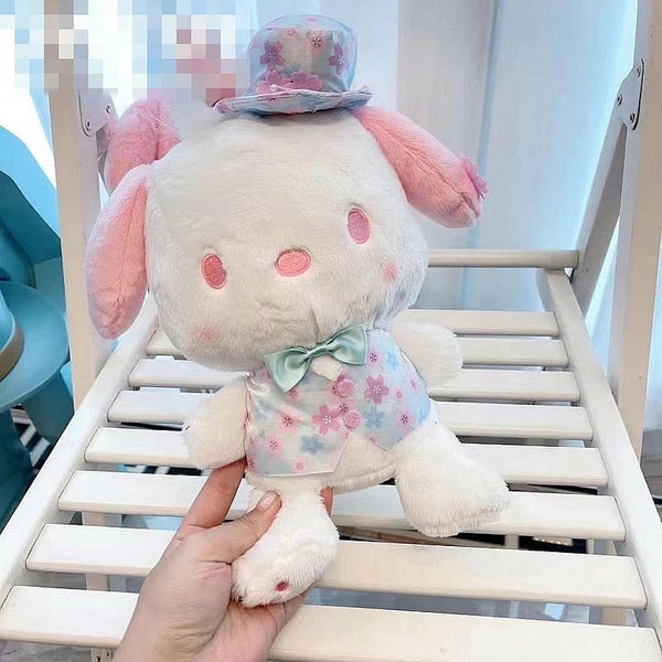 Pink Princess Cinna & Melody Plushies - Puppy - stuffed animal