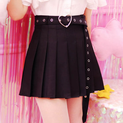 【NONCODE】aka heart belted skirt 25EN2S0C02452794625_V1_grande.