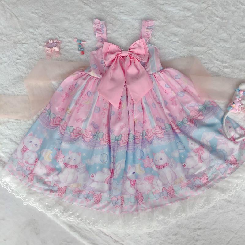 Open Breast Cat Maid Dress Lolita Kitty Princess Dress Puffy Skirt Lolita Dress  Dress