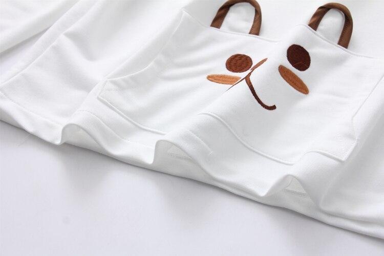 Pom Pom Bear Hoodie - sweater