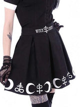 Harajuku Pastel Goth Pretty Witch Pleated Skirt New age Wicca Magic ...