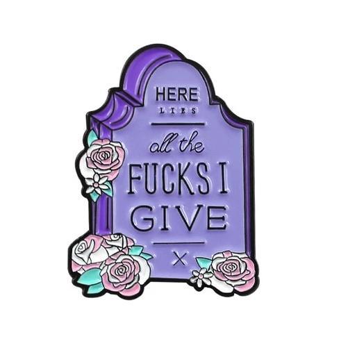 No F*cks Pin