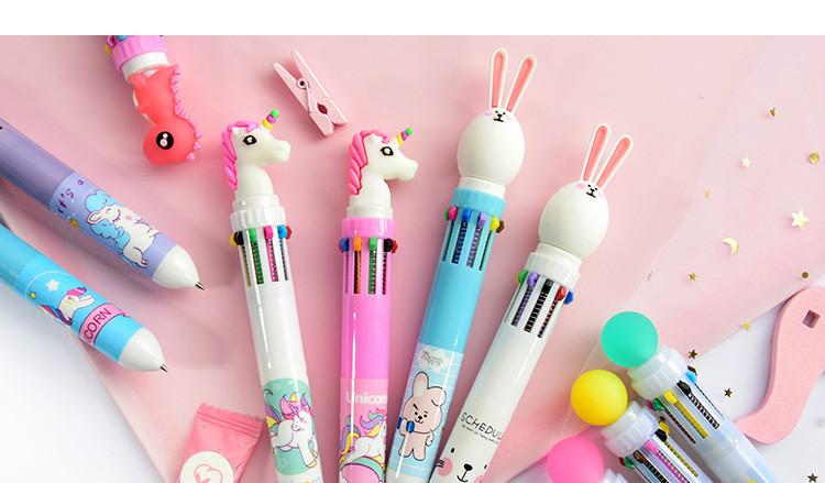 Cute Kawaii Capsule Style Pen in Various Colours, Kids Stationery