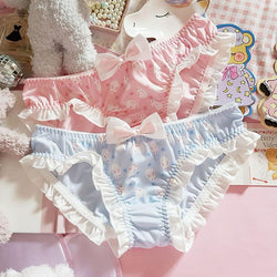 Bunny Rabbit Satin Undies Panties Lolita Underwear | Kawaii Babe