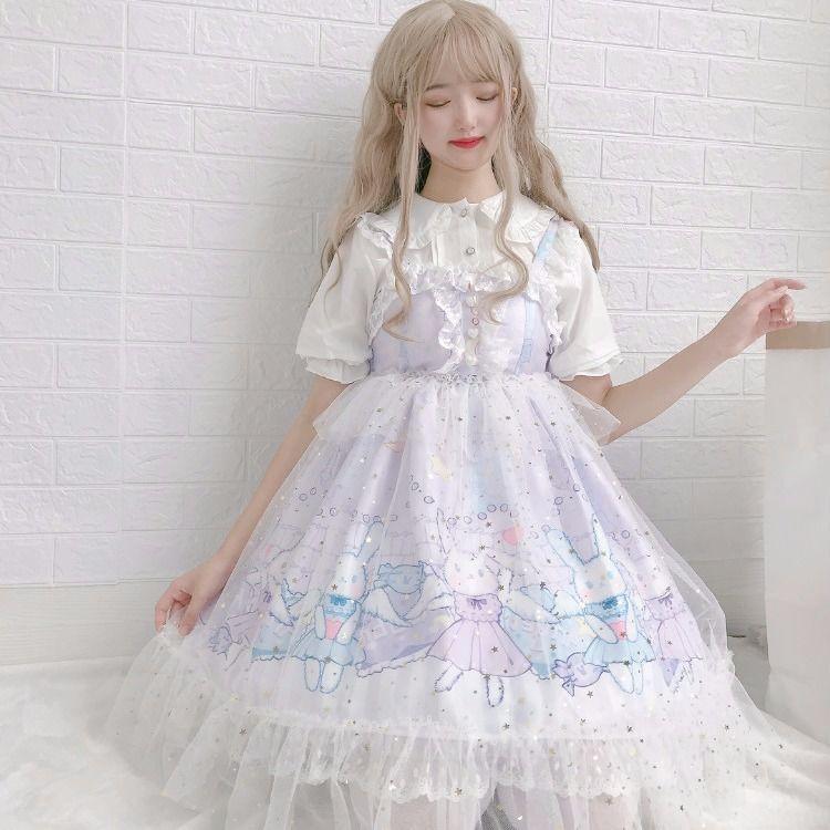 Ballerina Bunny Sweet Lolita Dress Harajuku Girly | Kawaii Babe