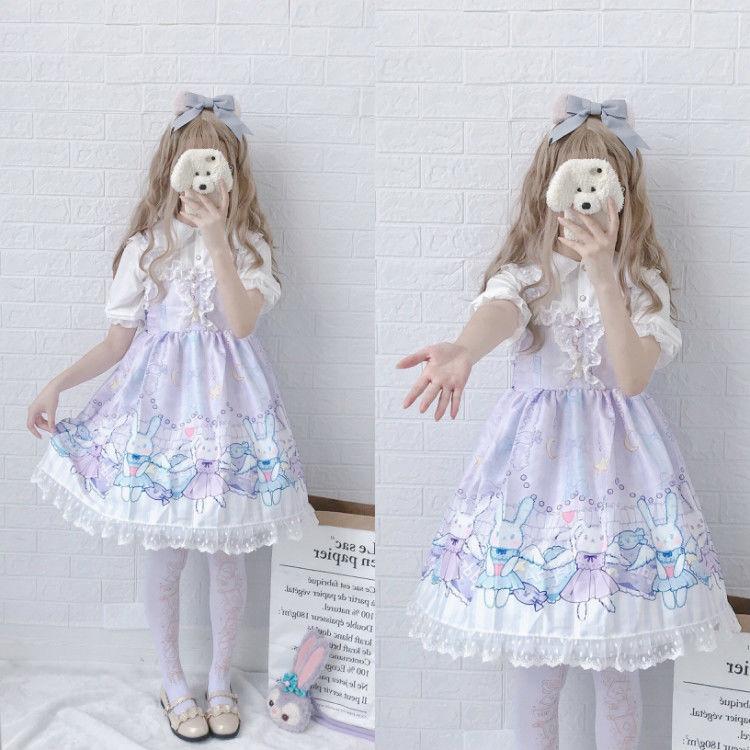 Ballerina Bunny Sweet Lolita Dress Harajuku Girly | Kawaii Babe