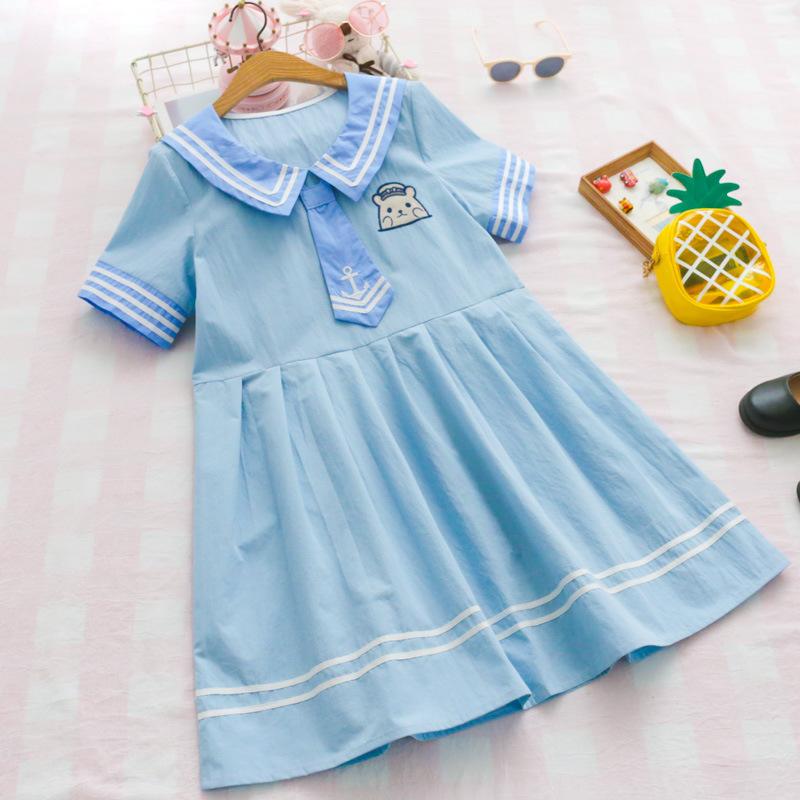 Sailor Baby Bear Dress