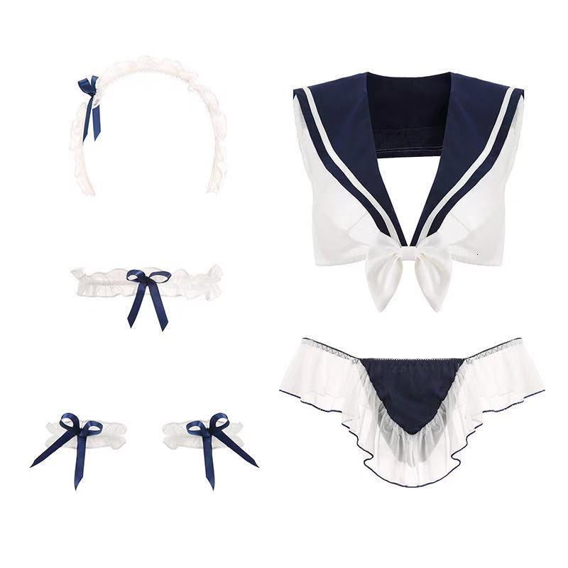 Peekaboo Sailor Scout Lingerie Set