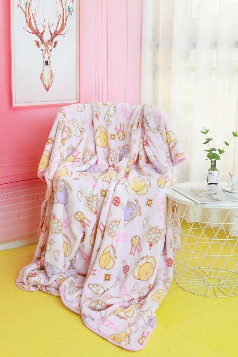 Magical Girl Fuzzy Blanket Set
