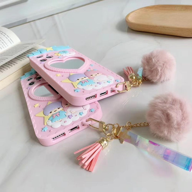 Kawaii Luxury 3D Soft Rubber iPhone Phone Case Sanrio Kawaii Babe