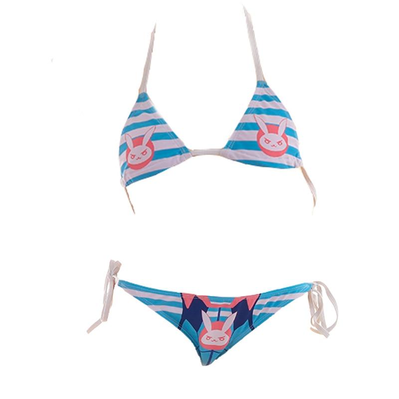 DVA Bikini & Stocking Set Swimsuit Swimwear Overwatch | Kawaii Babe DVA Bikini & Stocking Set Swimsuit Swimwear Overwatch | Kawaii Babe
