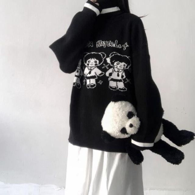 Panda Playgirl Knit Turtleneck
