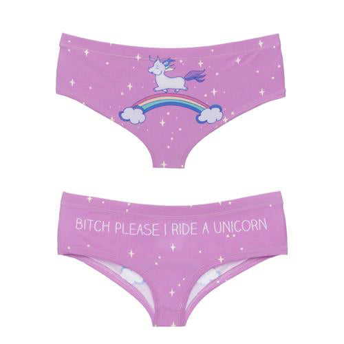 Magical Unicorn Panties Cheeky Sexy Full Brief Undies | Kawaii Babe